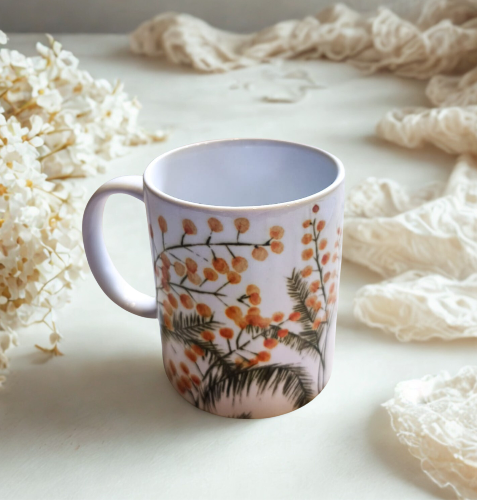 Tazza "Donna" in Ceramica Bianca